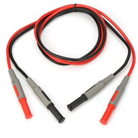 P1032 Banana Plug Test Leads Banana Test Cable 4mm Banana Plug Test Line Injection Molded Straight to Straight Multimeter Wire Cable 